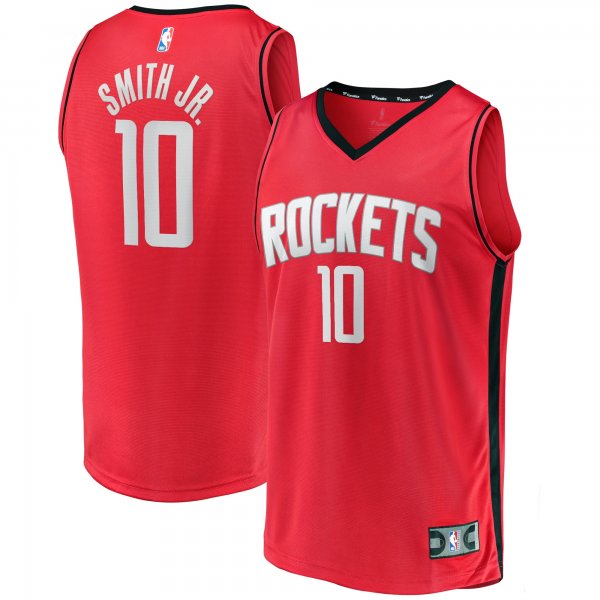 Youth Houston Rockets Jabari Smith Jr. Fanatics Red Fast Break Replica Player Jersey - Icon Edition