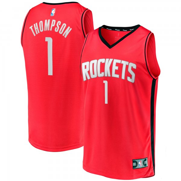 Youth Houston Rockets Amen Thompson Fanatics Red Fast Break Replica Jersey - Icon Edition