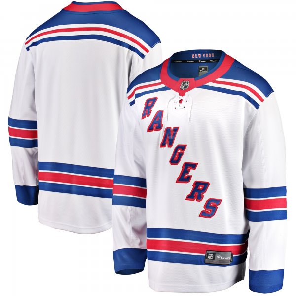 Men's New York Rangers Fanatics White Breakaway Away Jersey