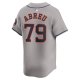 Men's Houston Astros Jose Abreu Nike Gray Away Limited Player Jersey