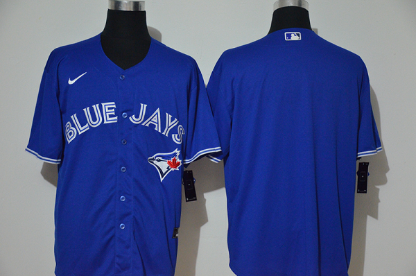 Men's Nike Toronto Blue Jays Blank Blue Stitched MLB Cool Base Jersey