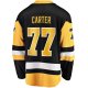 Men's Pittsburgh Penguins Jeff Carter Fanatics Black Home Breakaway Replica Jersey