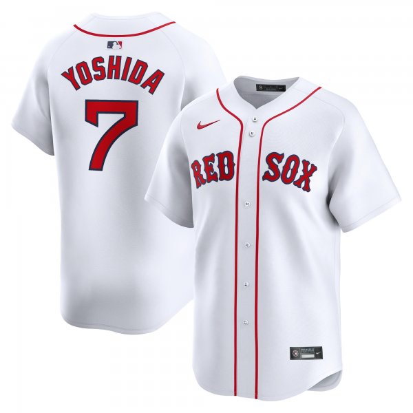 Men's Boston Red Sox Masataka Yoshida Nike White Home Limited Player Jersey