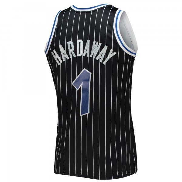 Men's Orlando Magic Penny Hardaway Mitchell & Ness Black 1996/97 Hardwood Classics NBA 75th Anniversary Diamond Swingman Jersey