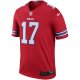 Men's Buffalo Bills Nike Josh Allen Red Color Rush Legend Jersey