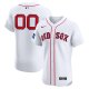 Men's Boston Red Sox Nike White Home Elite Custom Patch Jersey