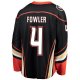 Men's Anaheim Ducks Cam Fowler Fanatics Black Breakaway Player Jersey