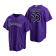 Men's Nike Colorado Rockies #23 Kris Bryant Nike Purple Replica Alternate MLB Cool Base Jersey