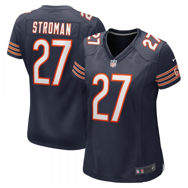 Women's Chicago Bears Greg Stroman Nike  Navy Team Game Jersey