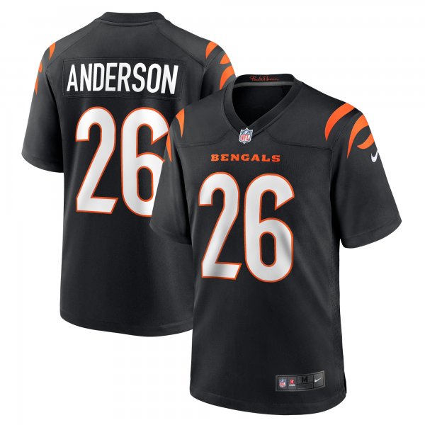 Men's Cincinnati Bengals Tycen Anderson Nike Black Game Player Jersey