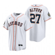 Men's Houston Astros Jose Altuve White 2022 World Series Cool Base Jersey