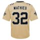 Youth New Orleans Saints Tyrann Mathieu Nike Gold Inverted Game Jersey