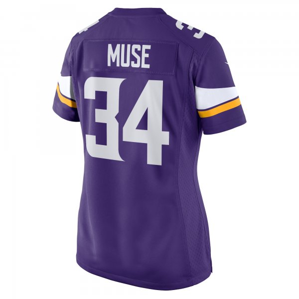 Women's Minnesota Vikings Nick Muse Nike Purple Home Game Player Jersey