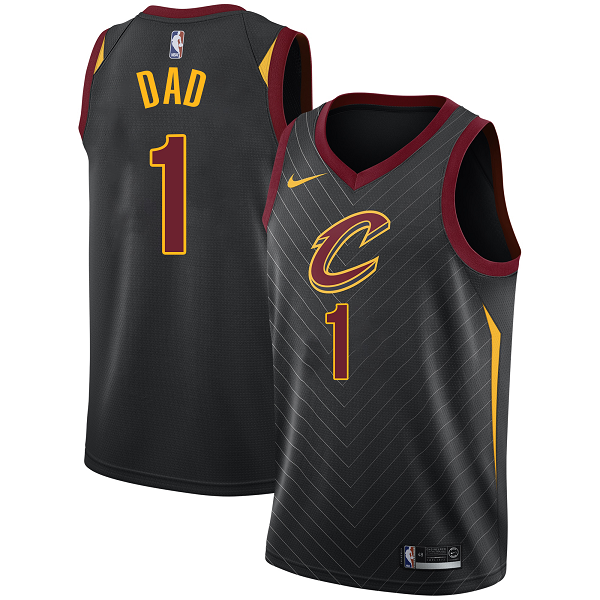 Men's Cleveland Cavaliers #1 Nike Black Swingman  Jersey - Statement Edition