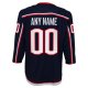 Youth Columbus Blue Jackets Navy Home Premier Custom Jersey