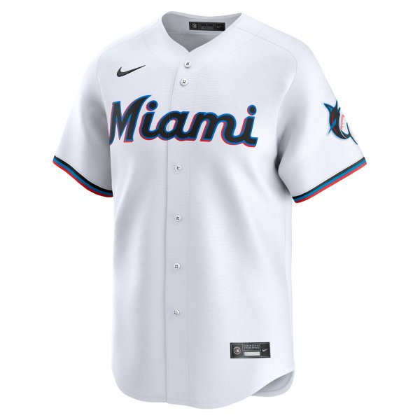 Men's Miami Marlins Christian Bethancourt Nike White Home Limited Player Jersey