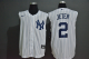 Men's New York Yankees #2 Derek Jeter White 2020 Cool and Refreshing Sleeveless Fan Stitched MLB Nike Jersey