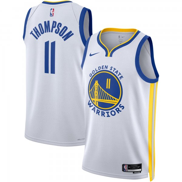 Unisex Golden State Warriors Klay Thompson Nike White Swingman Jersey - Association Edition