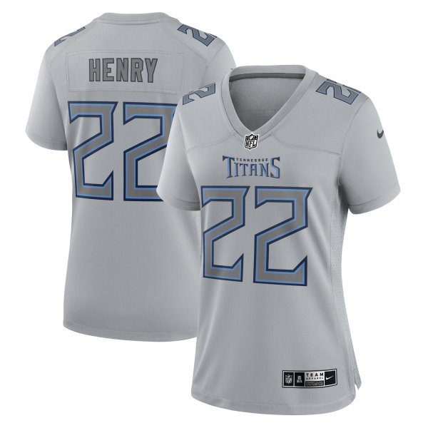 Women's Tennessee Titans Derrick Henry Nike Gray Atmosphere Fashion Game Jersey