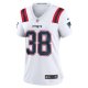 Women's New England Patriots Rhamondre Stevenson Nike White Game Player Jersey