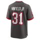 Men's Tampa Bay Buccaneers Antoine Winfield Jr. Nike Pewter Game Jersey