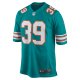 Men's Miami Dolphins Larry Csonka Nike Aqua Retired Player Jersey