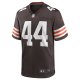 Men's Cleveland Browns Sione Takitaki Nike Brown Game Jersey