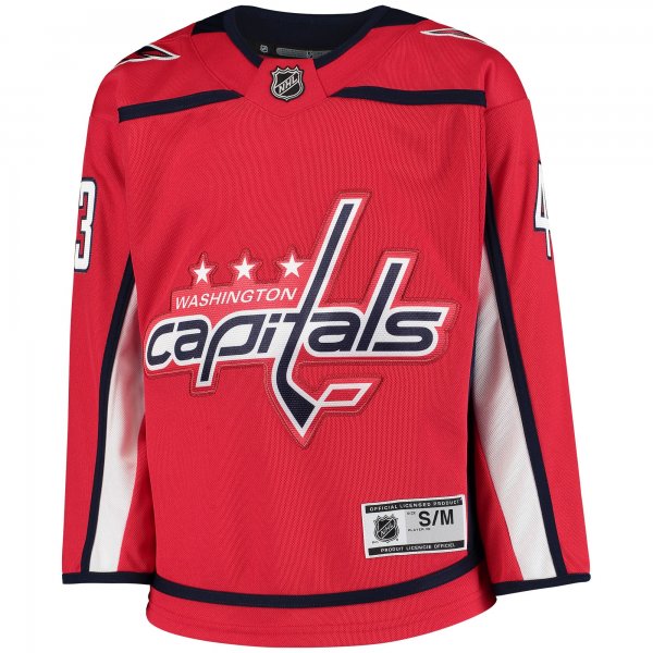 Youth Washington Capitals Tom Wilson Red Home Premier Player Jersey