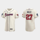 Austin Riley Atlanta Braves 2021 World Series MLB Flexbase Jersey - Cream