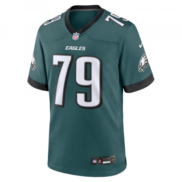 Men's Philadelphia Eagles Lecitus Smith Nike Midnight Green  Game Jersey