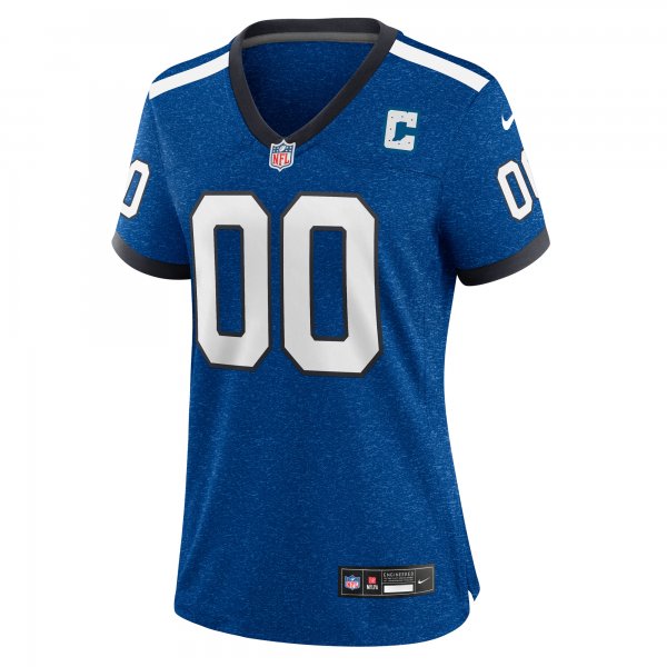 Women's Indianapolis Colts Nike Royal Indiana Nights Alternate Custom Game Jersey