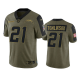 Los Angeles Chargers LaDainian Tomlinson Olive 2021 Salute To Service Men's Limited NFL Jersey