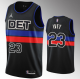 Men's Detroit Pistons #23 Jaden Ivey Black Statement Edition 2022-23 Swingman NBA Jersey