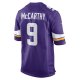 Men's Minnesota Vikings J.J. McCarthy Nike Purple 2024 NFL Draft First Round Pick Player Game Jersey