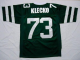 Men's Mitchell And Ness New York Jets #73 Joe Klecko Green Stitched Throwback NFL Jersey