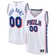 Youth Philadelphia 76ers  Fanatics White Custom Fast Break Jersey - Association Edition