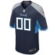 Youth Tennessee Titans Navy Nike Custom Game Jersey