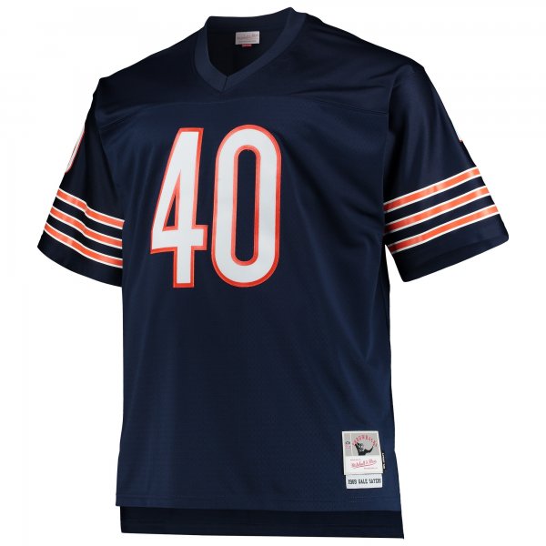 Men's Chicago Bears Gale Sayers Mitchell & Ness Navy Big & Tall 1969 Retired Player Replica Jersey