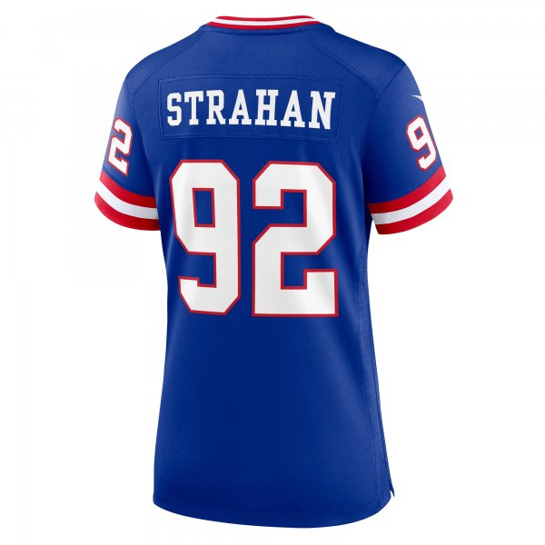 Women's New York Giants Michael Strahan Nike Royal Classic Retired Player Game Jersey