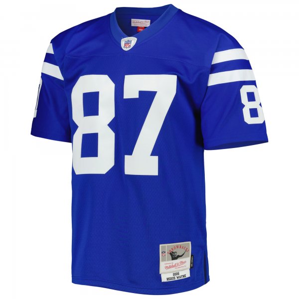 Men's Indianapolis Colts Reggie Wayne Mitchell & Ness Royal Legacy Replica Jersey