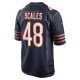 Men's Chicago Bears Patrick Scales Nike Navy Game Jersey