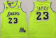 Men's Nike Los Angeles Lakers #23 Lebron James Multi Color Swingman Jersey