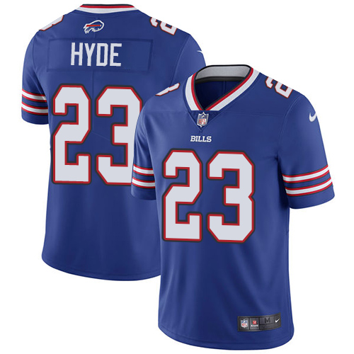 Men's Nike Buffalo Bills #23 Micah Hyde Royal Blue Team Color Vapor Untouchable Limited NFL Jersey