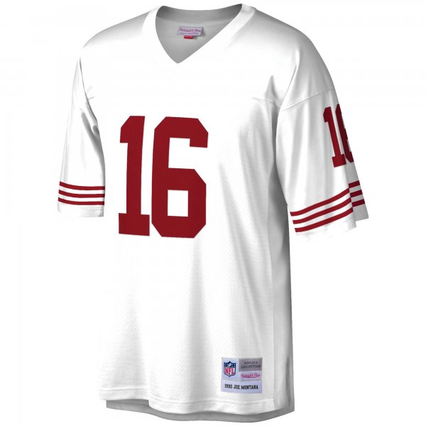 Men's San Francisco 49ers Joe Montana Mitchell & Ness White Legacy Replica Jersey