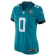 Women's Jacksonville Jaguars Gabe Davis Nike Teal Team Game Player Jersey