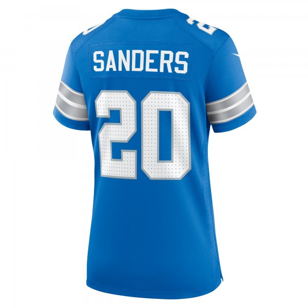 Women's Detroit Lions Barry Sanders Nike Blue Retired Player Game Jersey