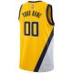 Men's Indiana Pacers Nike Yellow 2019/20 Custom Swingman Jersey - Statement Edition