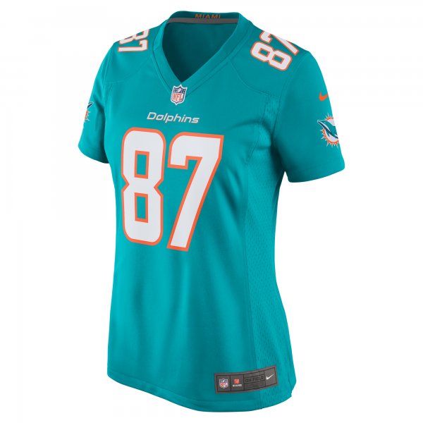 Women's Miami Dolphins Freddie Swain Nike  Aqua  Game Jersey