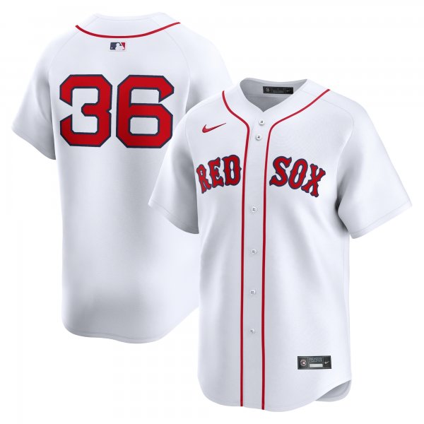 Men's Boston Red Sox Triston Casas Nike White Home Limited Player Jersey