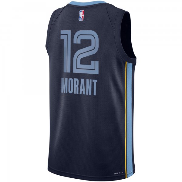 Youth Memphis Grizzlies Ja Morant Nike Navy Swingman Jersey - Icon Edition